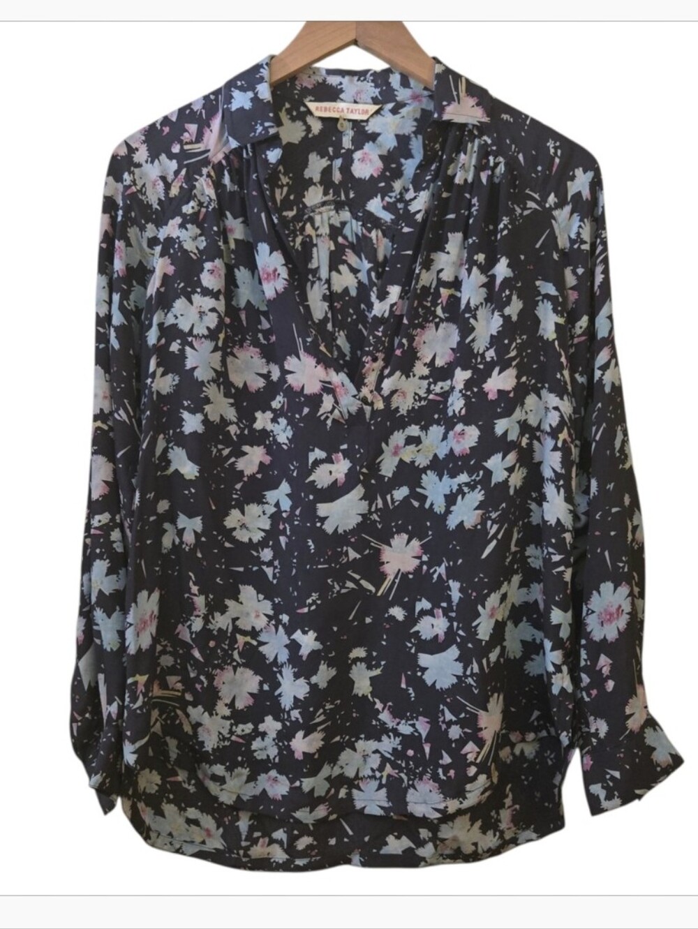 Rebecca Taylor Silk Floral Blouse